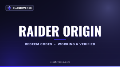 List of All Raider Origin Codes-updated
