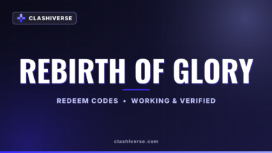 Rebirth of Glory codes