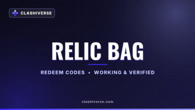 Relic Bag codes