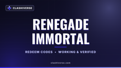 Renegade Immortal codes
