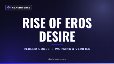 List of All Rise of Eros Desire Codes-updated