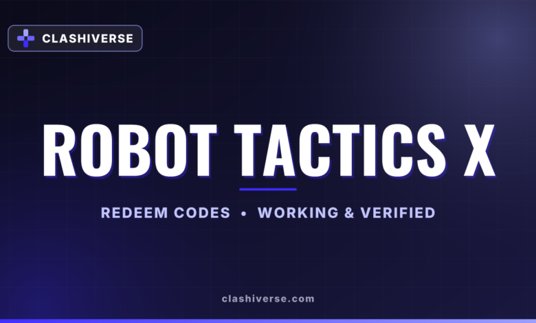 List of All Robot Tactics X Codes-updated