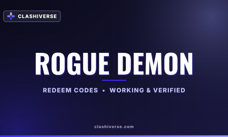 List of All Rogue Demon Codes-updated
