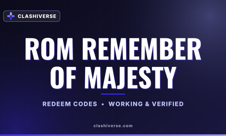 List of All ROM Remember Of Majesty Codes-updated