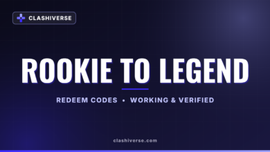 List of All Rookie to Legend Codes-updated