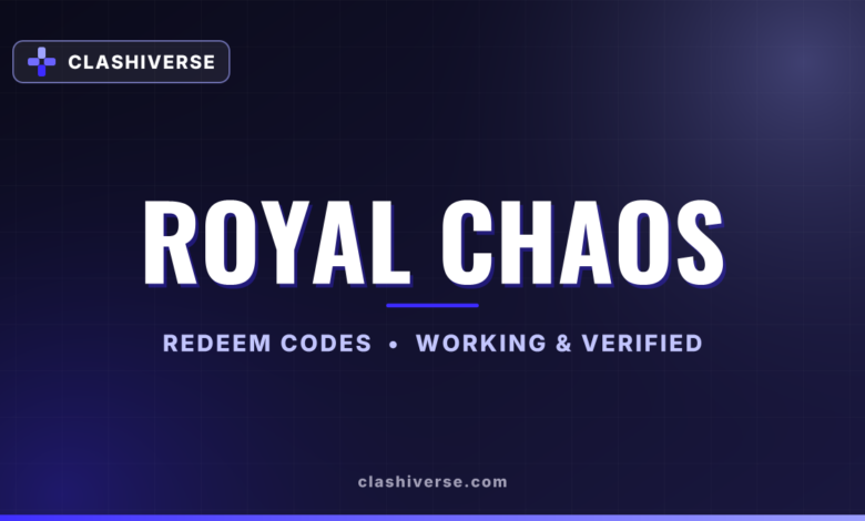 List of All Royal Chaos Codes-updated