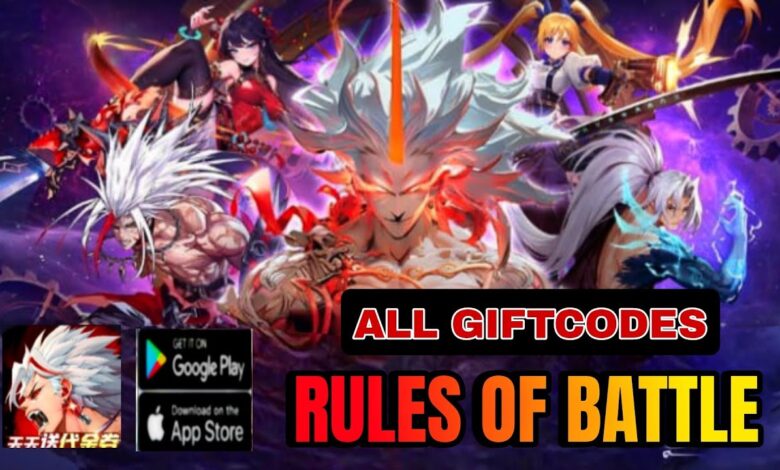 List of All RULES OF BATTLE Codes-updated