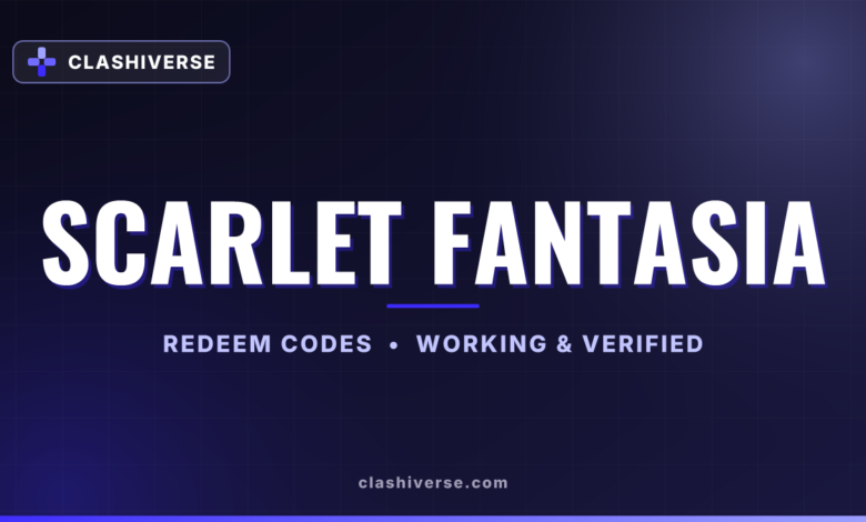 List of All Scarlet Fantasia Codes-updated