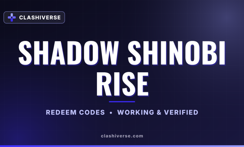 Shadow Shinobi Rise codes