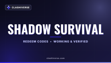 List of All Shadow Survival Codes-updated