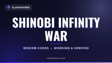 Shinobi Infinity War codes