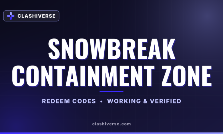 List of All Snowbreak Containment Zone Codes-updated