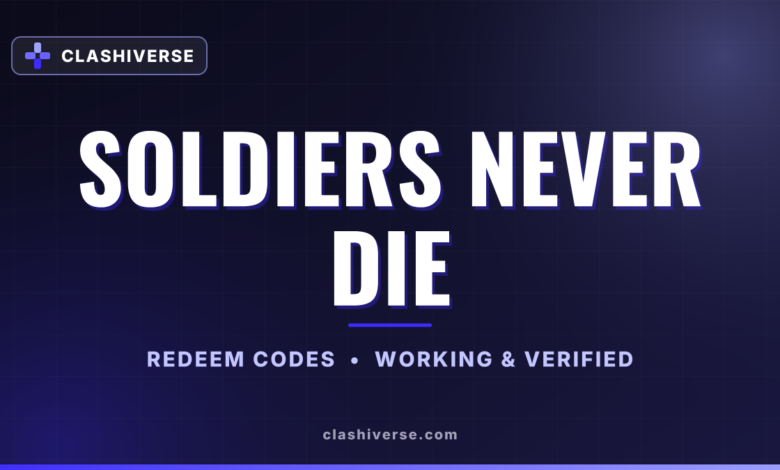List of All Soldiers Never Die Codes-updated
