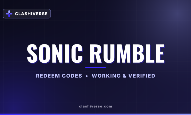 List of All Sonic Rumble Codes-updated