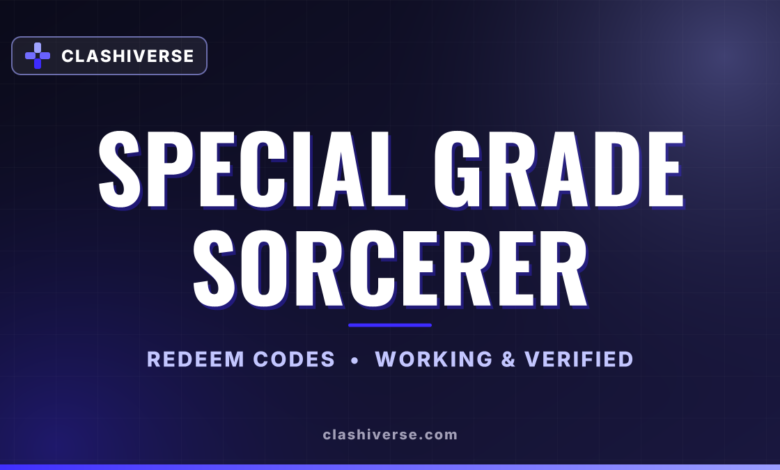 Special Grade Sorcerer codes