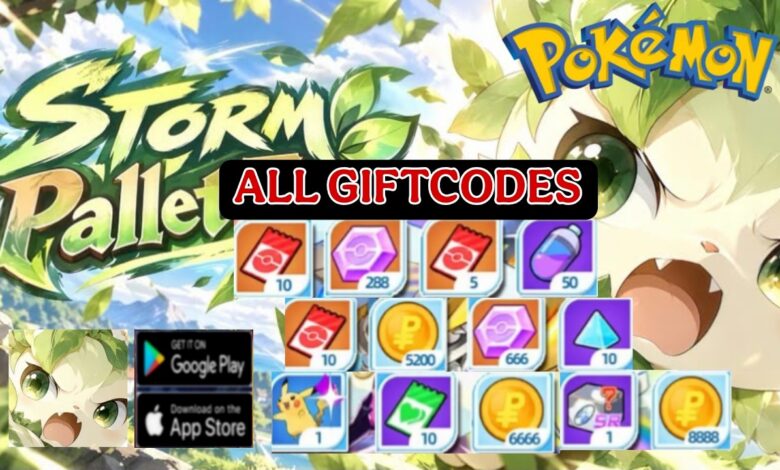 List of All Storm Pallet Town Codes-updated