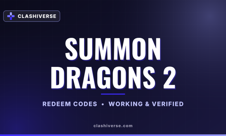 List of All Summon Dragons 2 Codes-updated