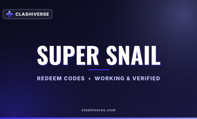 List of All Super Snail Codes-updated