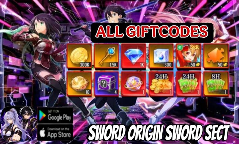 List of All Sword Origin Sword Sect Codes-updated