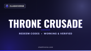 Throne Crusade codes