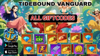 List of All Tidebound Vanguard Codes-updated