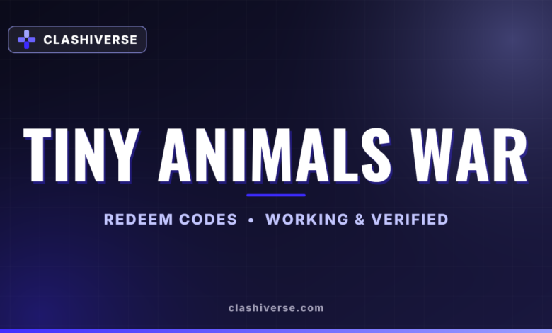 Tiny Animals War codes