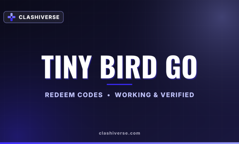 List of All Tiny Bird GO Codes-updated