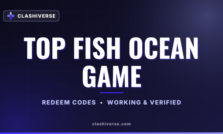 List of All Top Fish Ocean Game Codes-updated