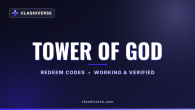 List of All Tower of God Codes-updated