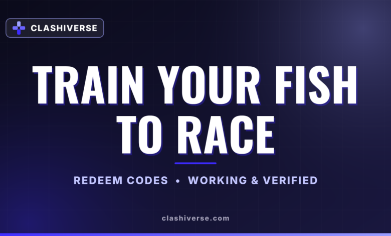 List of All Train Your Fish to Race Codes-updated