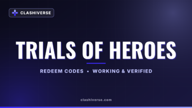 List of All Trials of Heroes Codes-updated