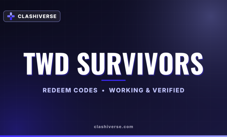 List of All TWD Survivors Codes-updated