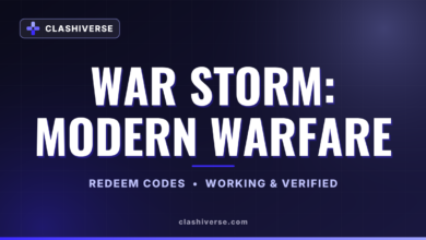 War Storm: Modern Warfare codes