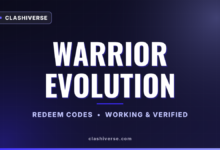 List of All Warrior Evolution Codes-updated