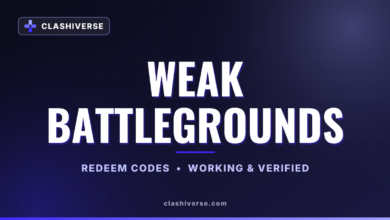 Weak Battlegrounds codes
